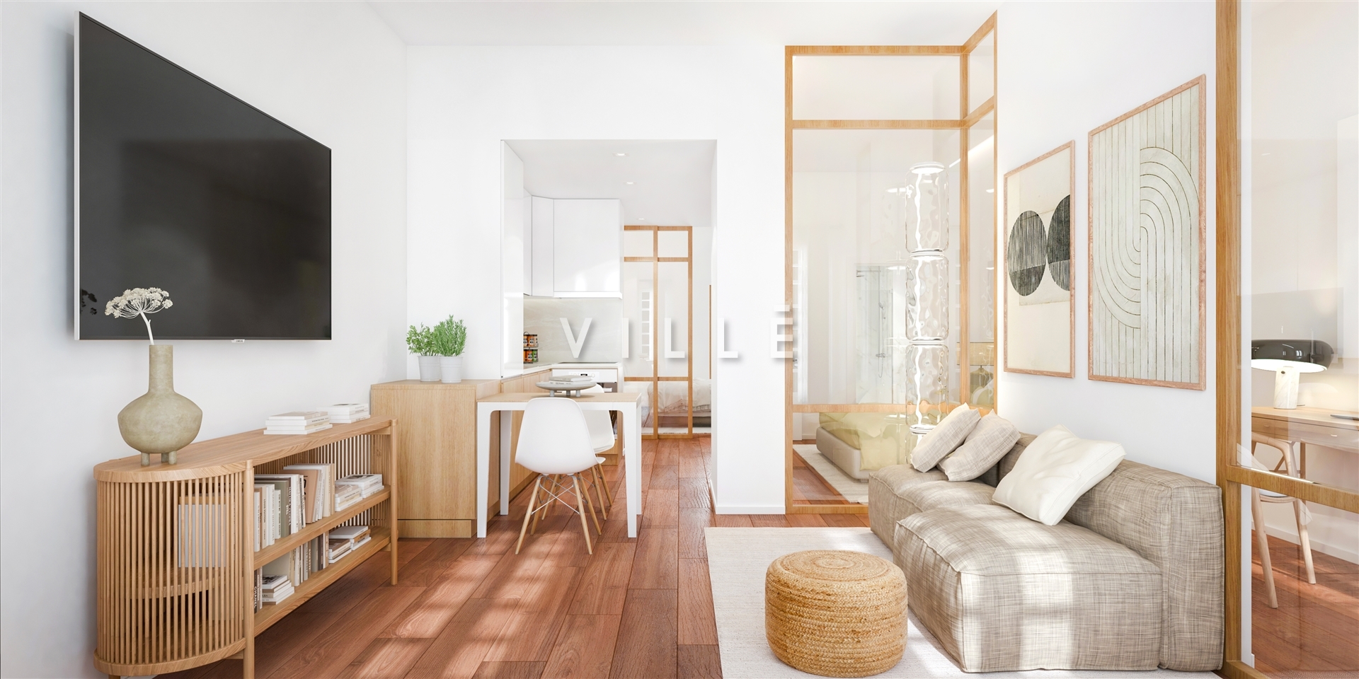 Apartamento T1+1 novo com Terraço no Centro da Cidade do Porto
