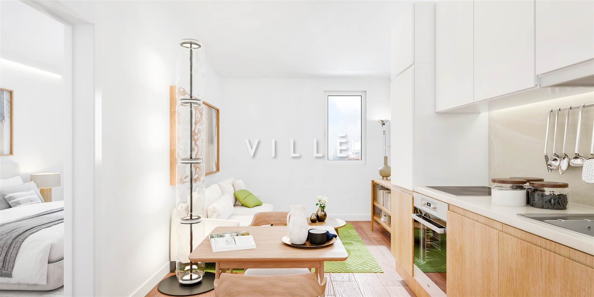 Apartamento T2 novo com Varanda no Centro da Cidade do Porto