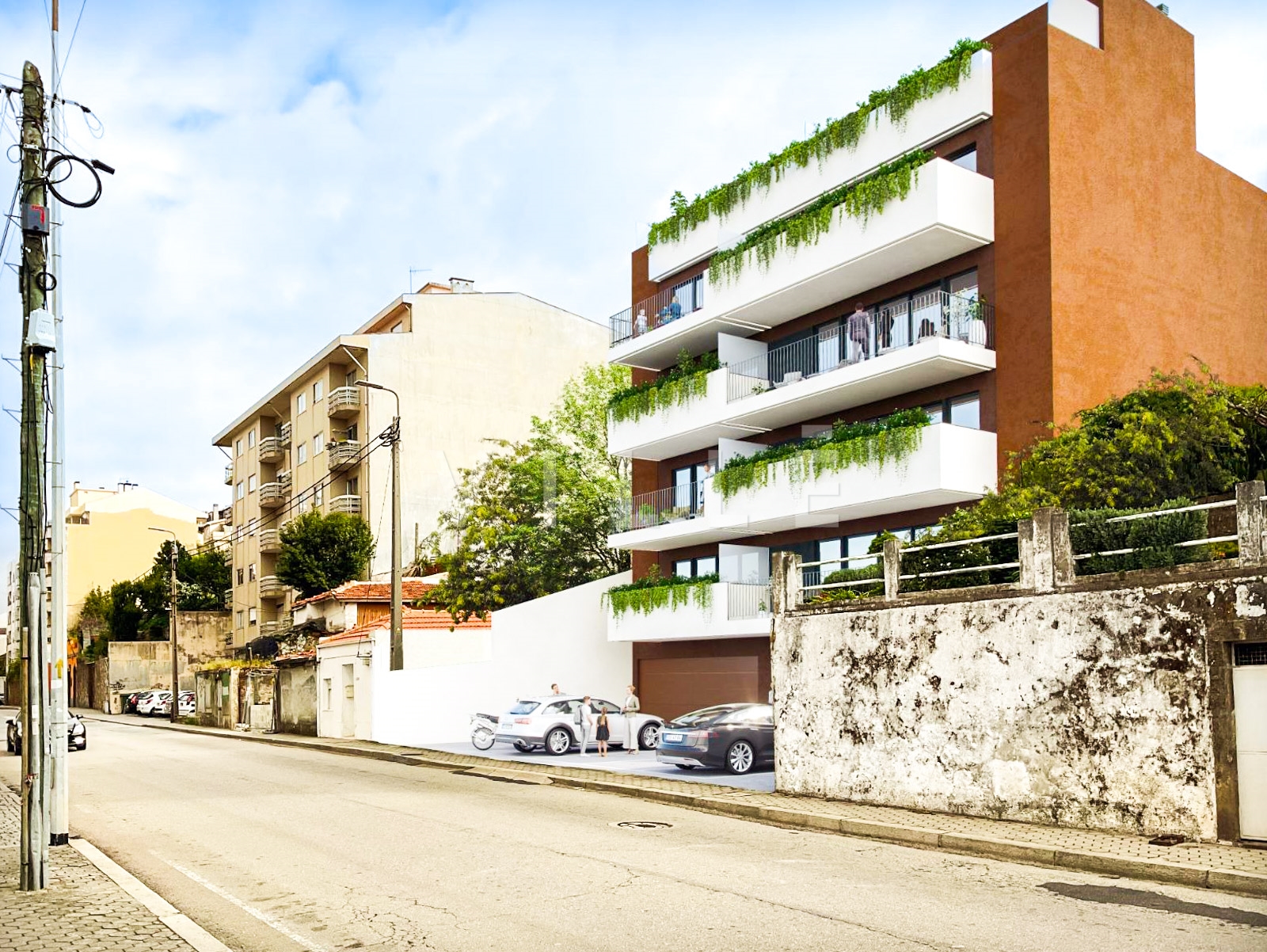 Terreno com Projeto para Prédio em Santo Ovídio em V.N. Gaia