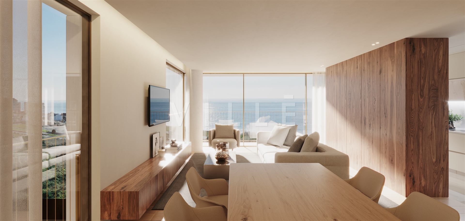 Apartamento T3  em Empreendimento Premium, Primeira linha Mar